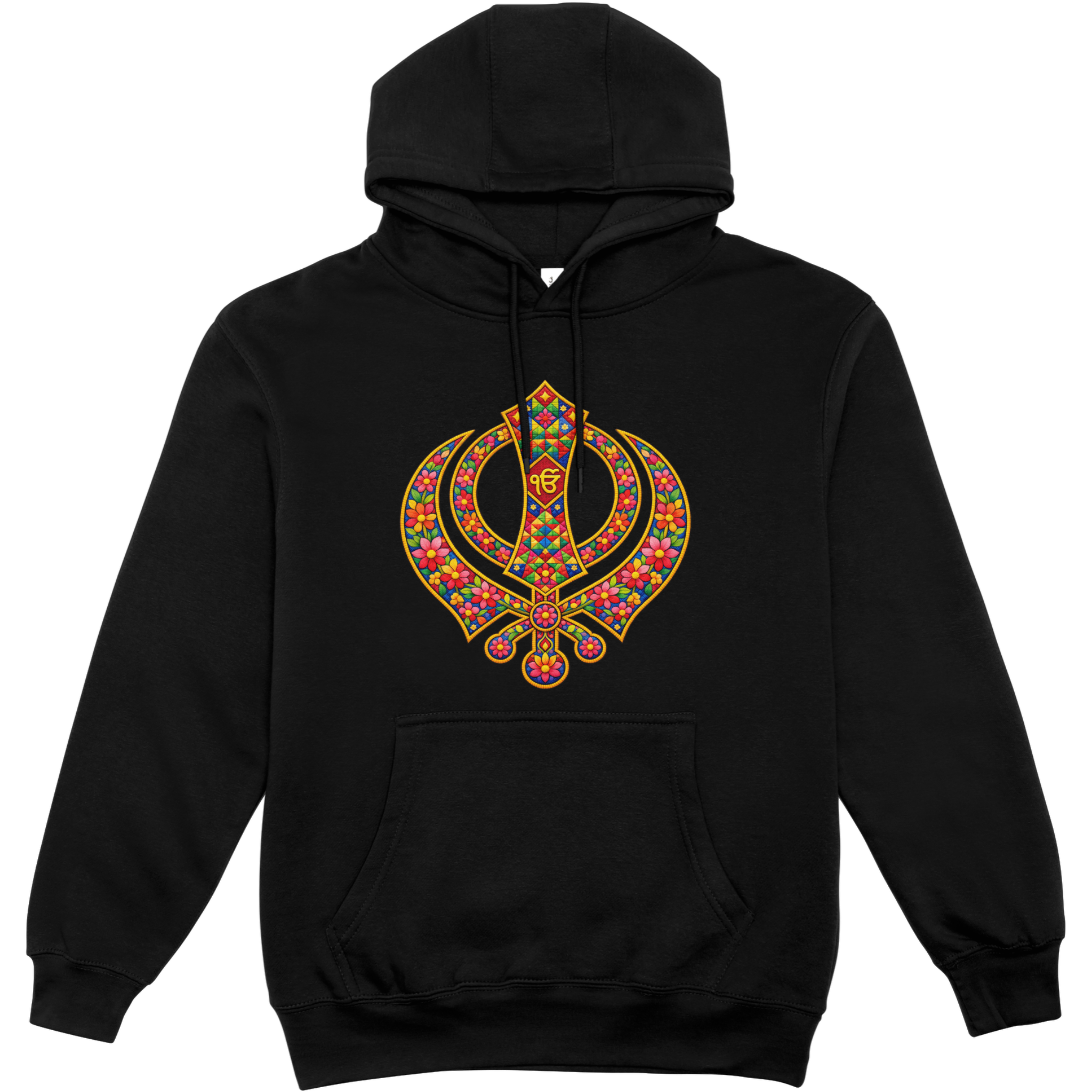 Floral Khanda Graphic Hoodie