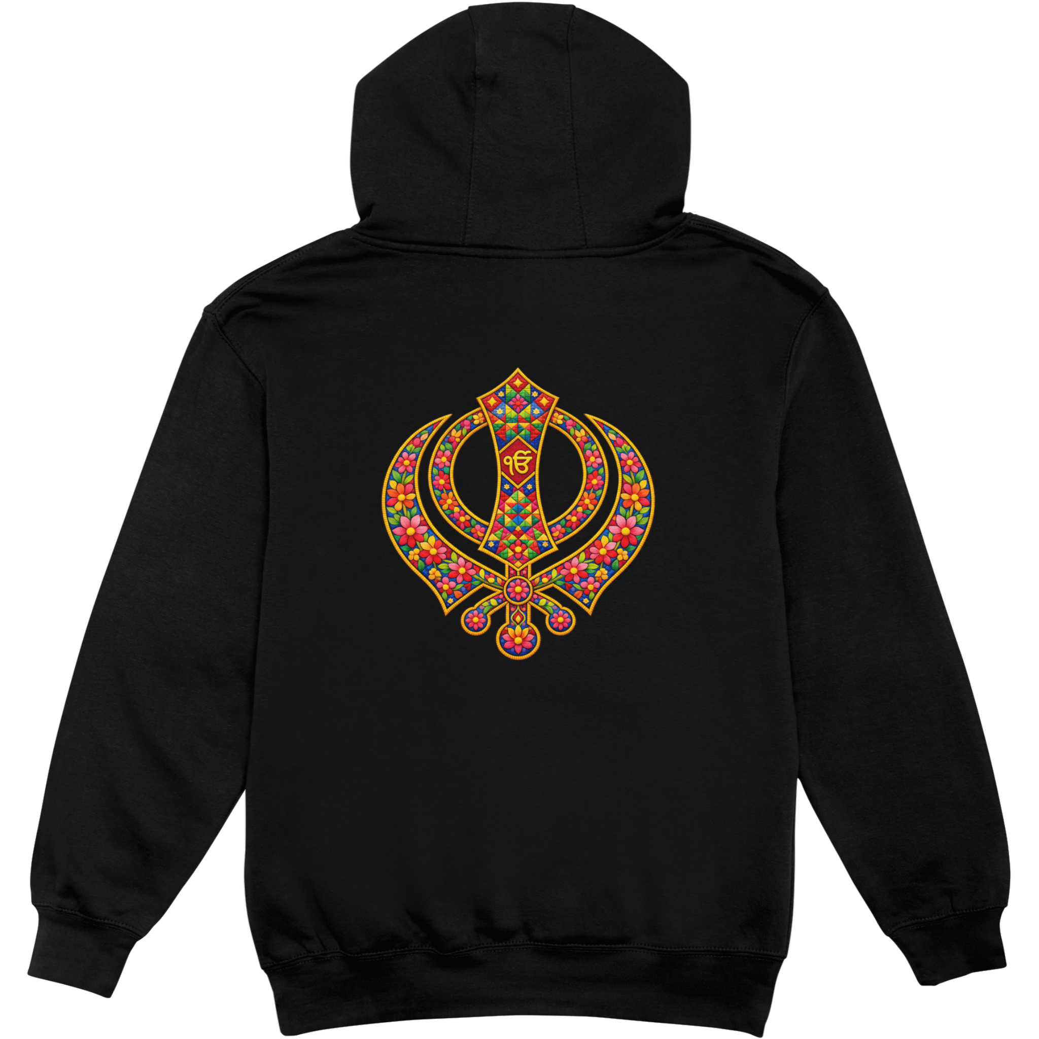 Floral Khanda Graphic Hoodie