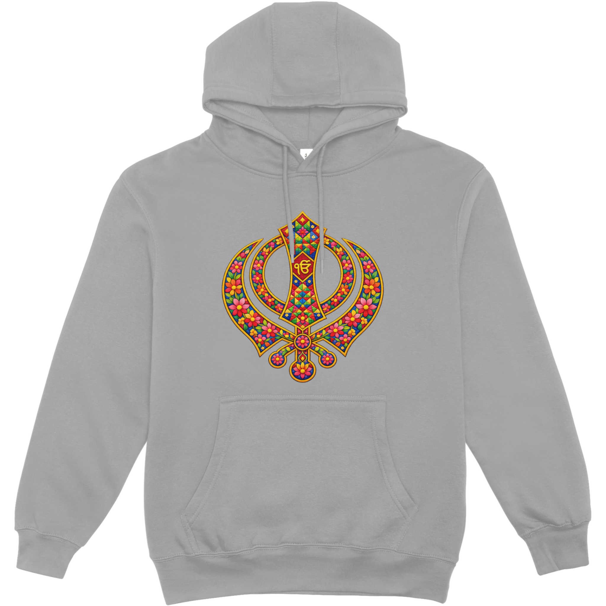 Floral Khanda Graphic Hoodie