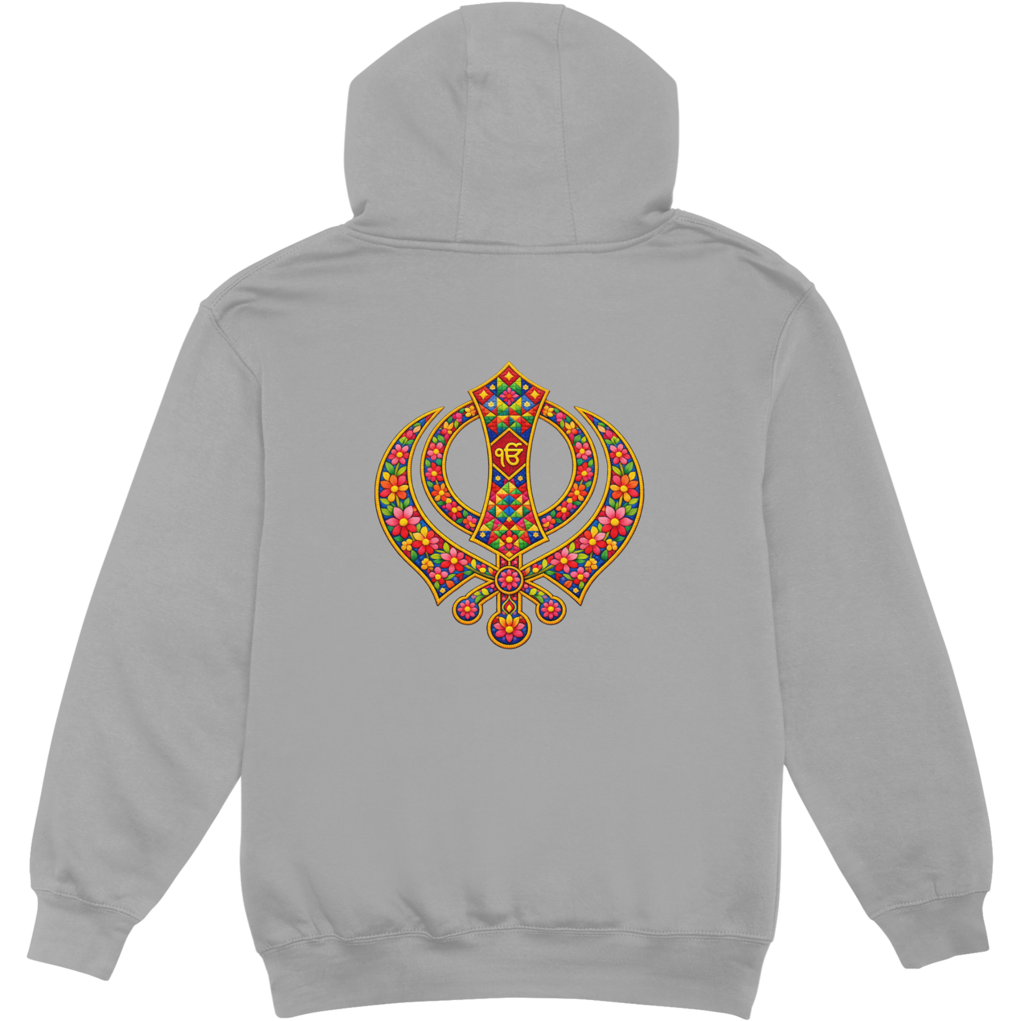 Floral Khanda Graphic Hoodie