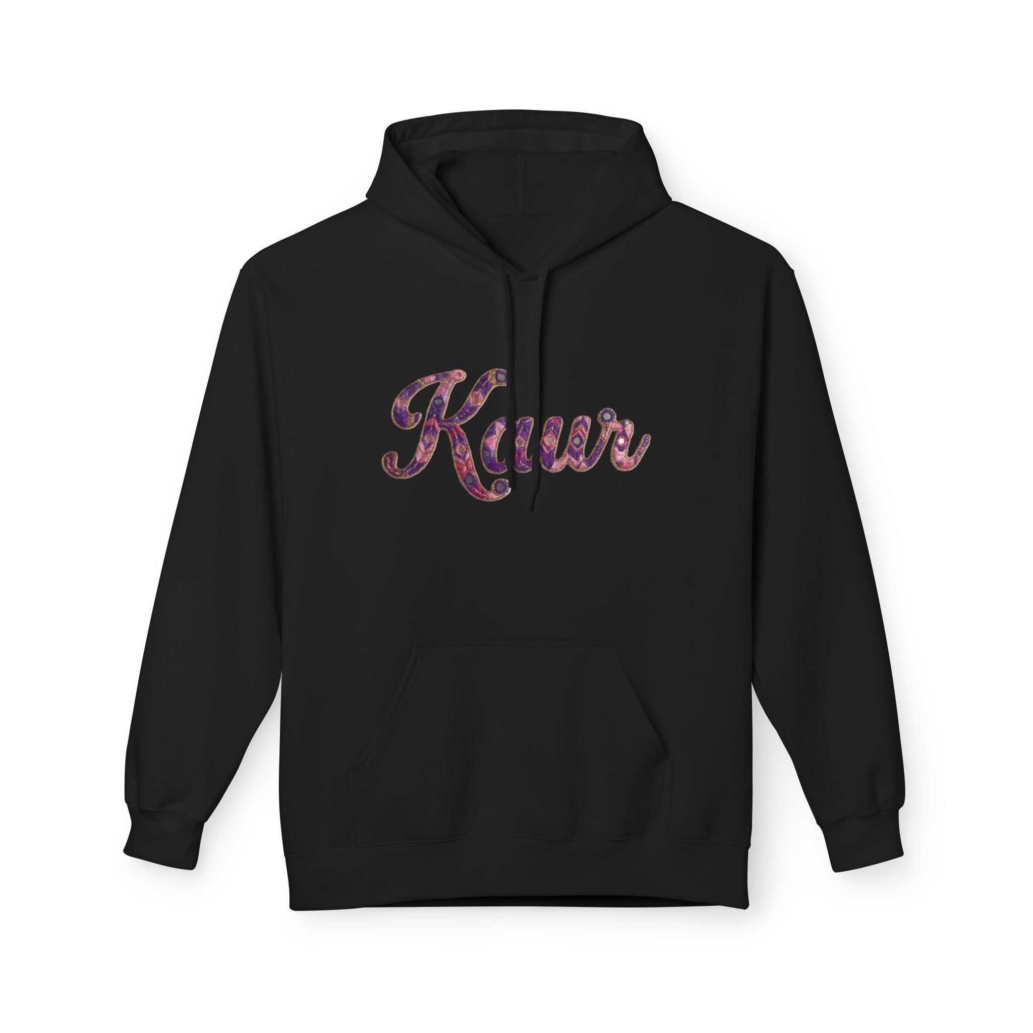Kaur Phulkari Style Graphic Hoodie