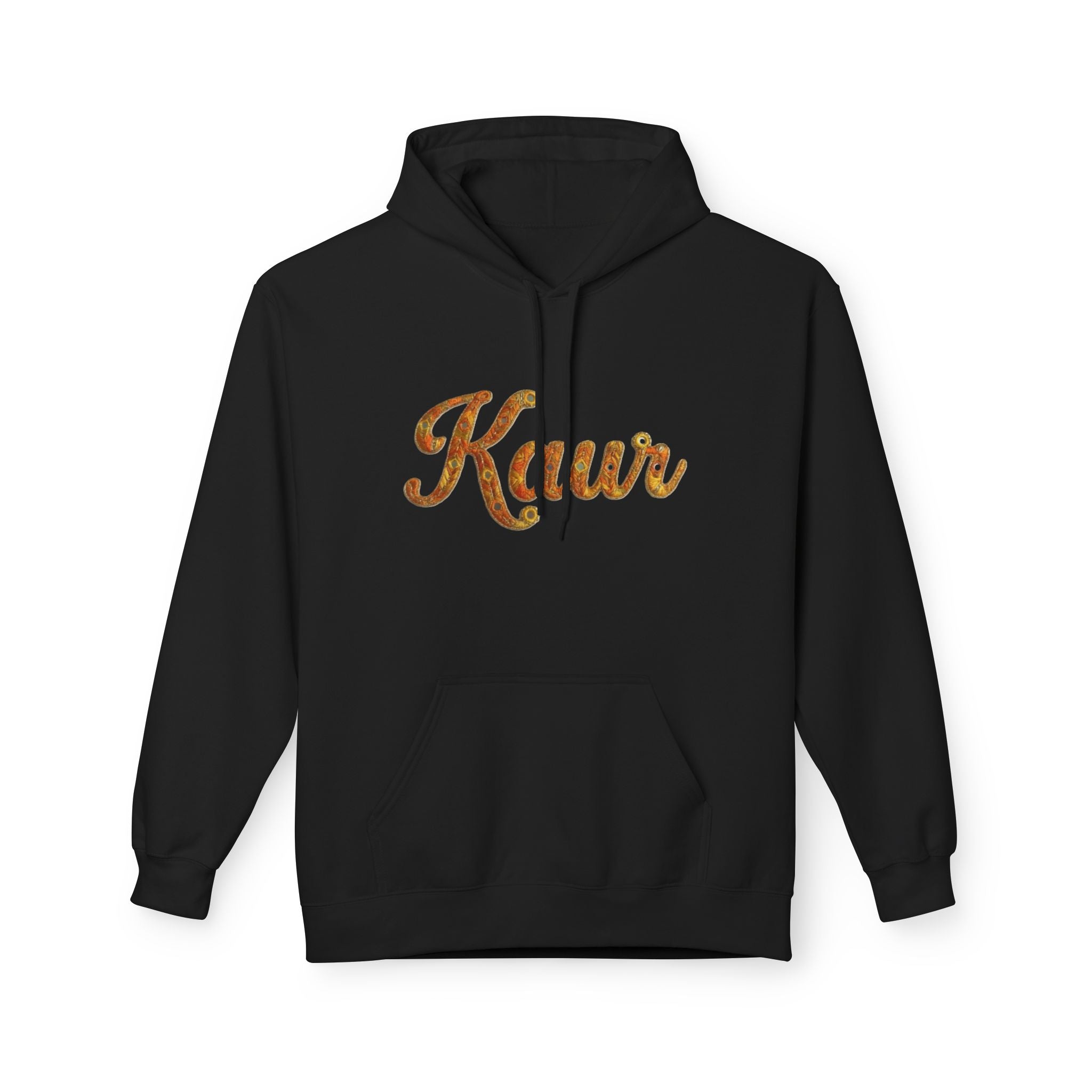 Kaur Phulkari Style Graphic Hoodie