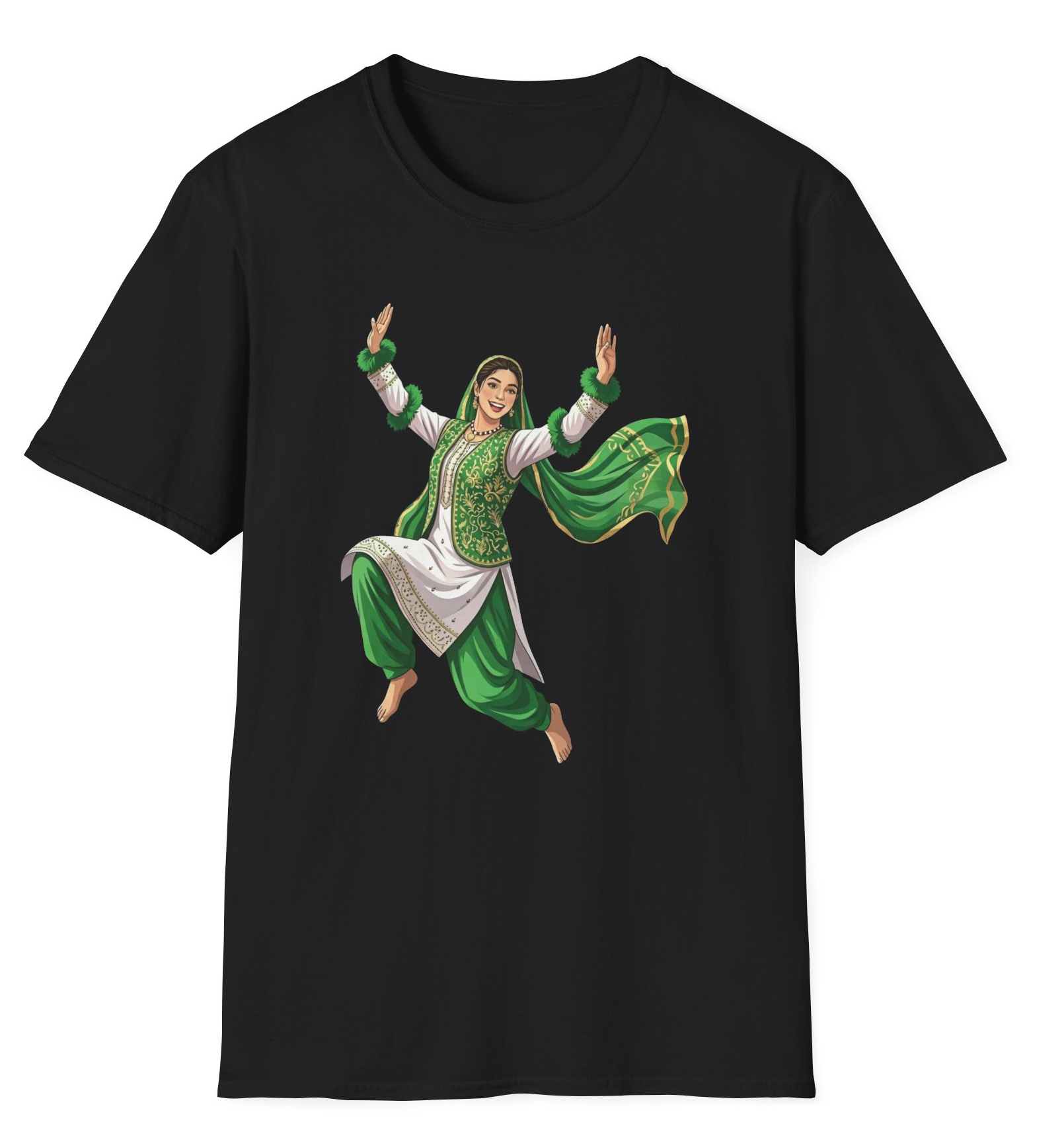 Female Bhangra Dancer T-Shirt