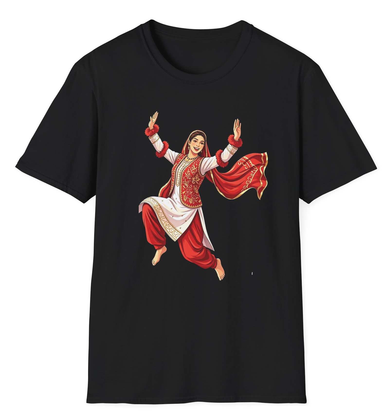 Female Bhangra Dancer T-Shirt