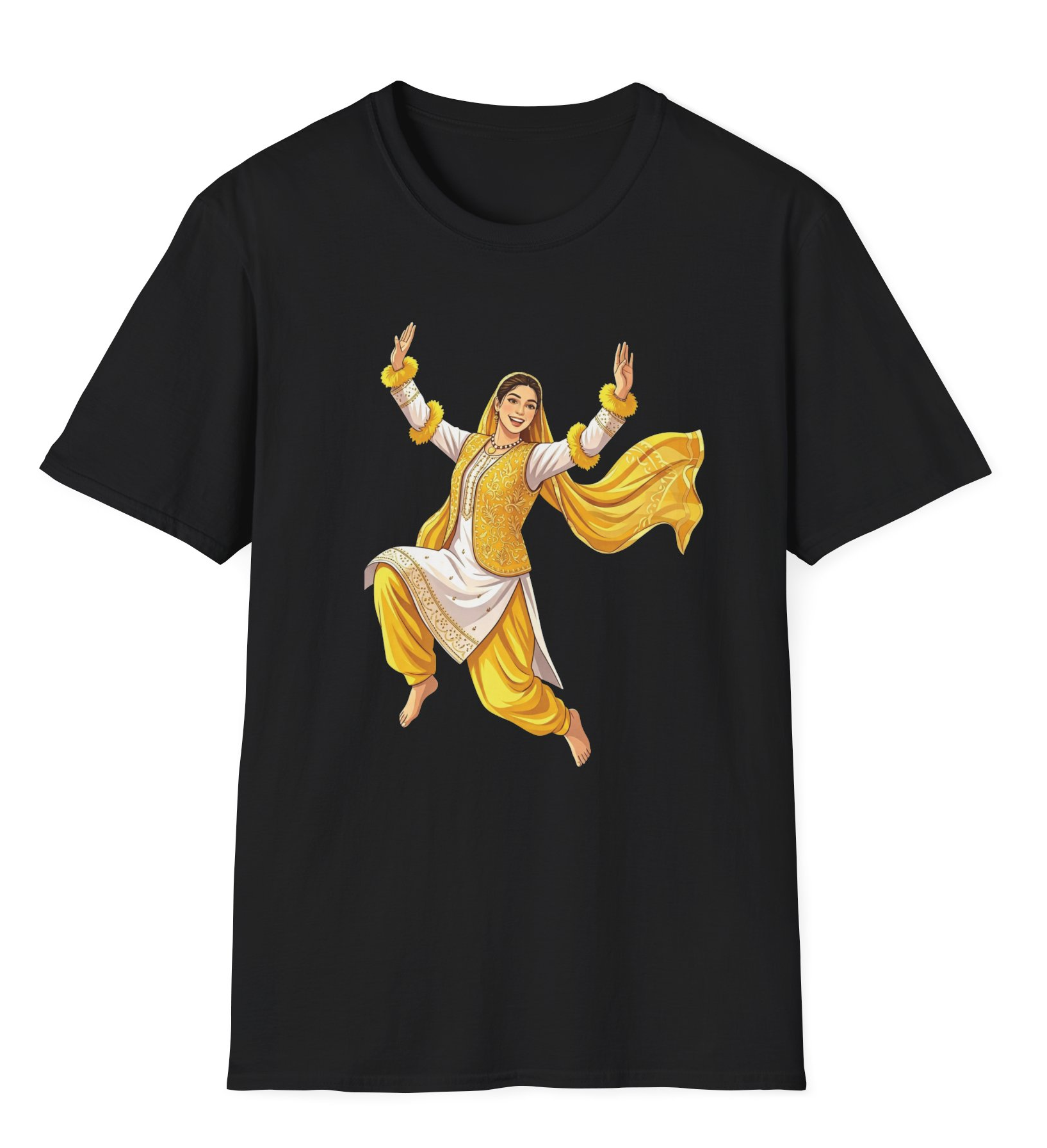 Female Bhangra Dancer T-Shirt