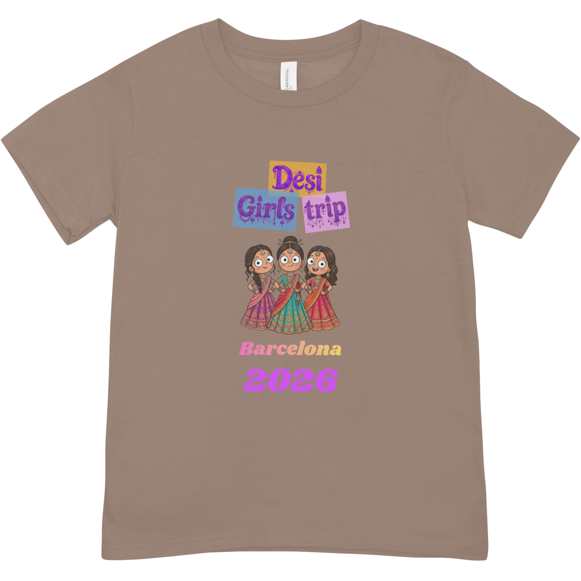 Personalised Desi girls trip T-shirt