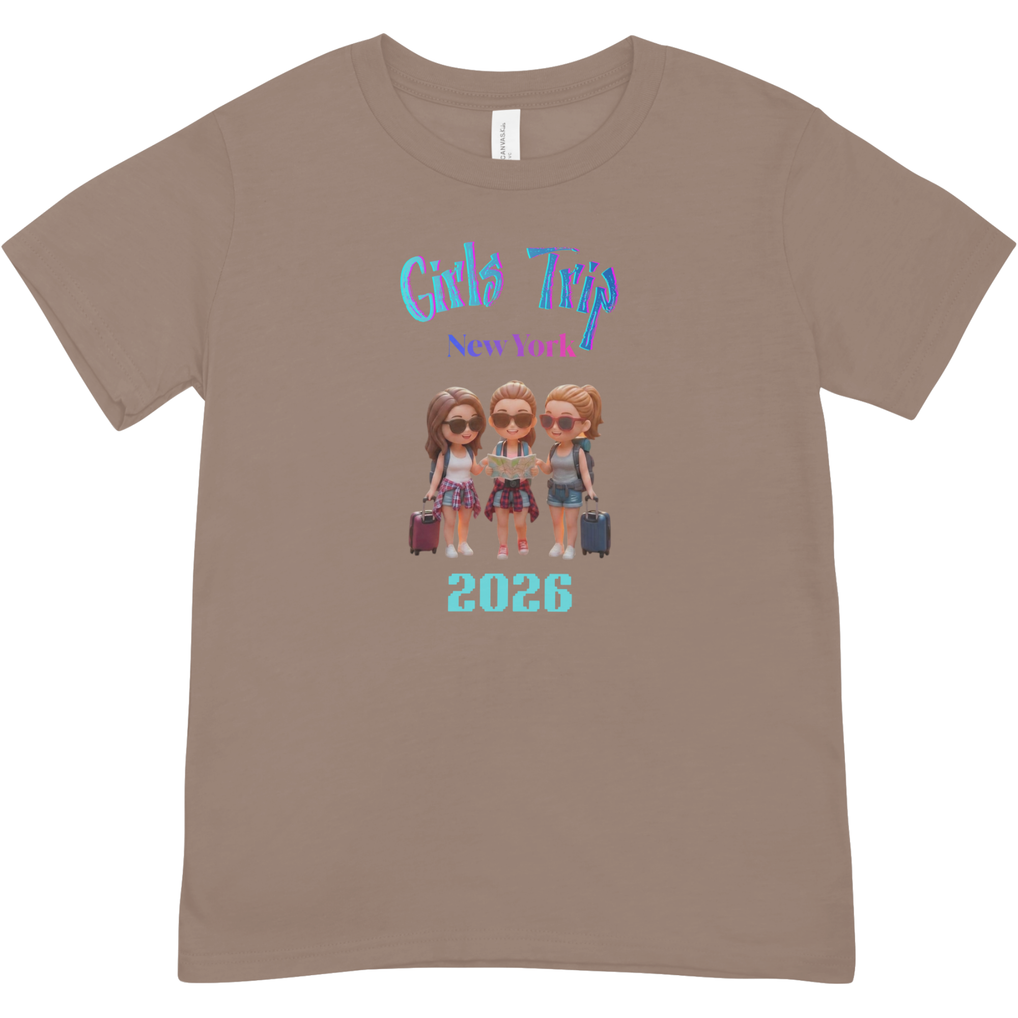 Personalised Girls trip T-shirt