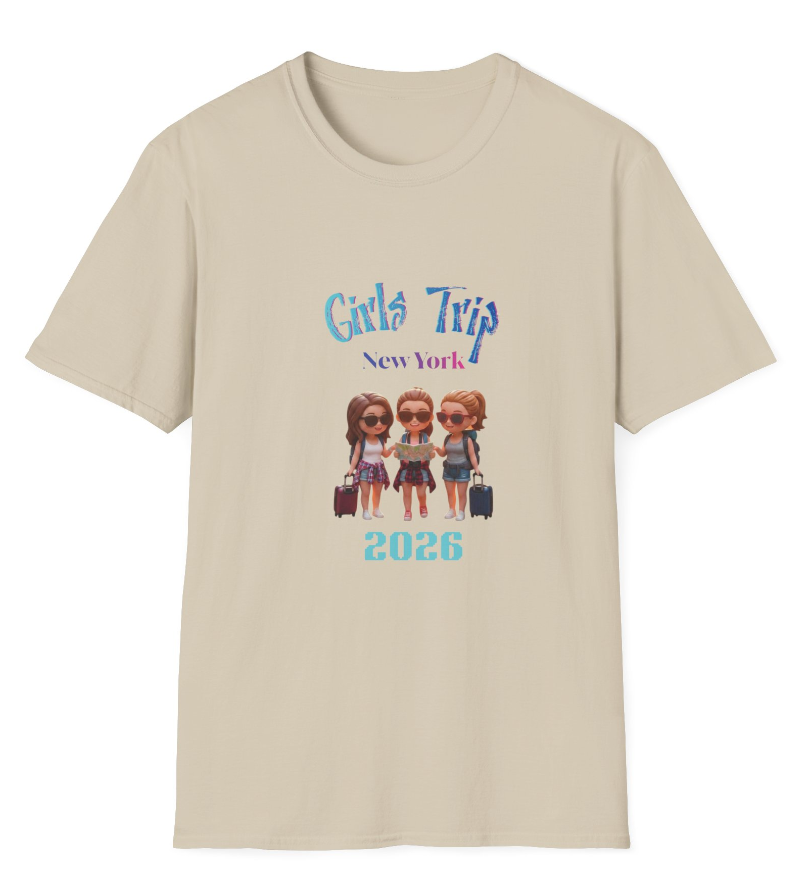 Personalised Girls trip T-shirt