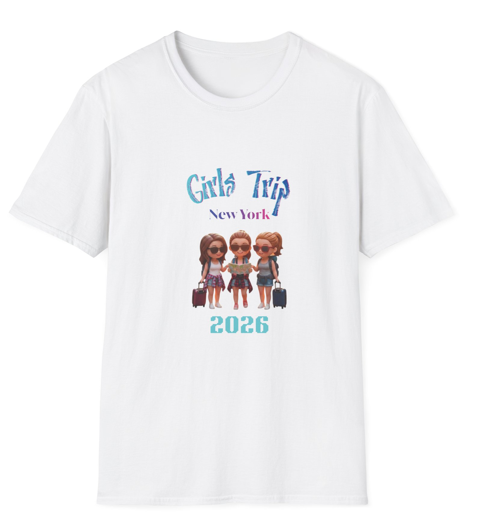 Personalised Girls trip T-shirt
