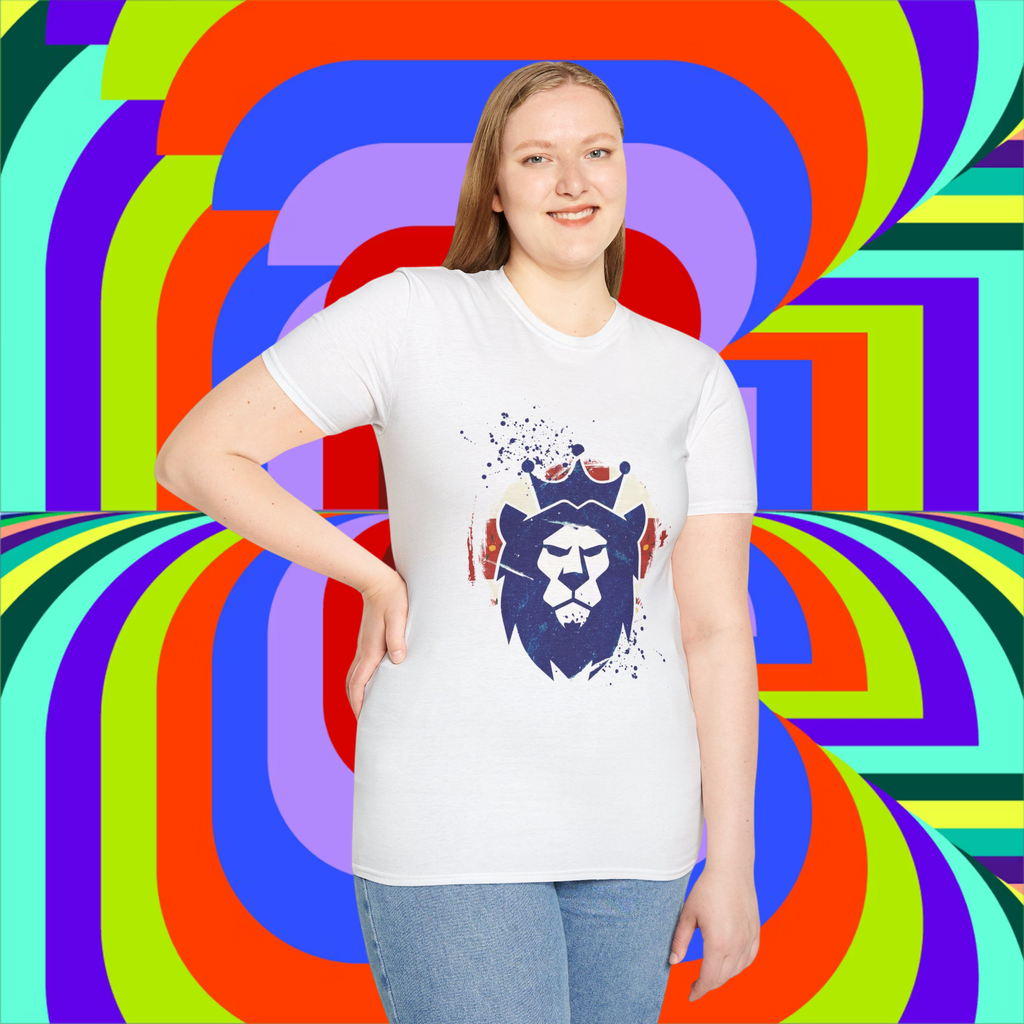 England World Cup Lion Emblem Double-Sided Graphic Unisex T-Shirt