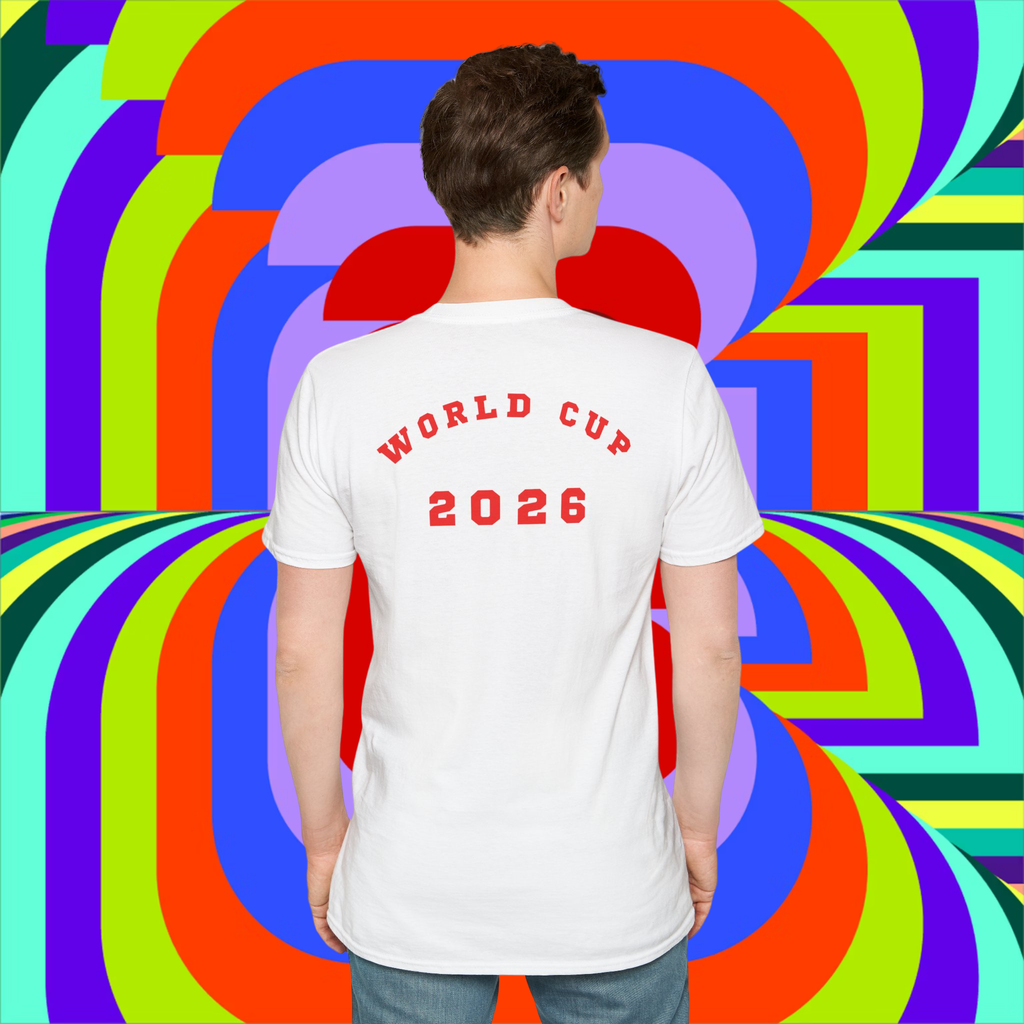 England World Cup Lion Emblem Double-Sided Graphic Unisex T-Shirt