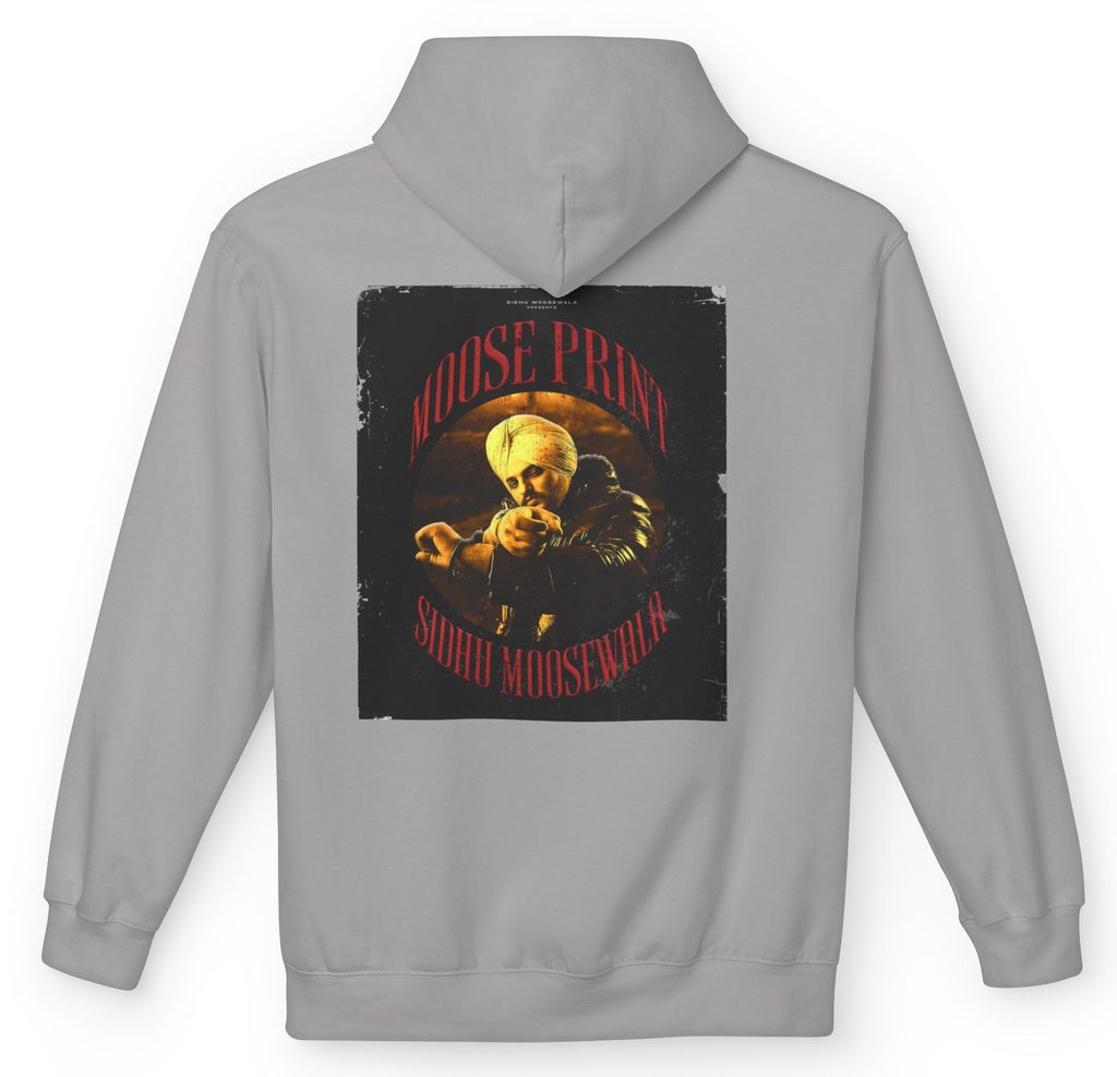 Sidhu Moose Wala 'Moose Print' Graphic Unisex Hoodie