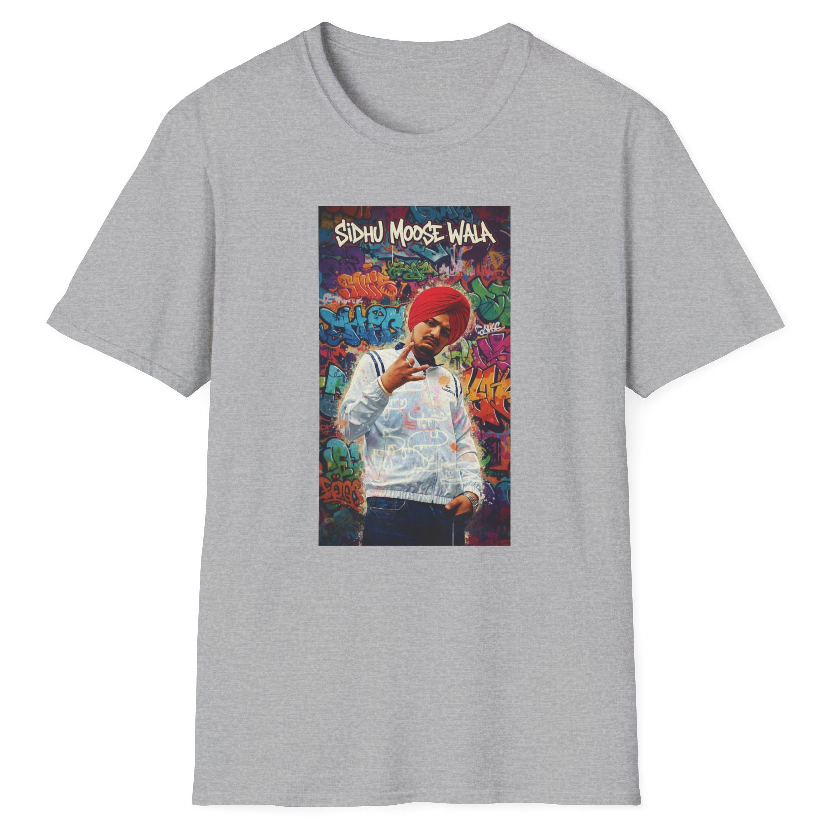 Sidhu Moose Wala Graffiti T-Shirt
