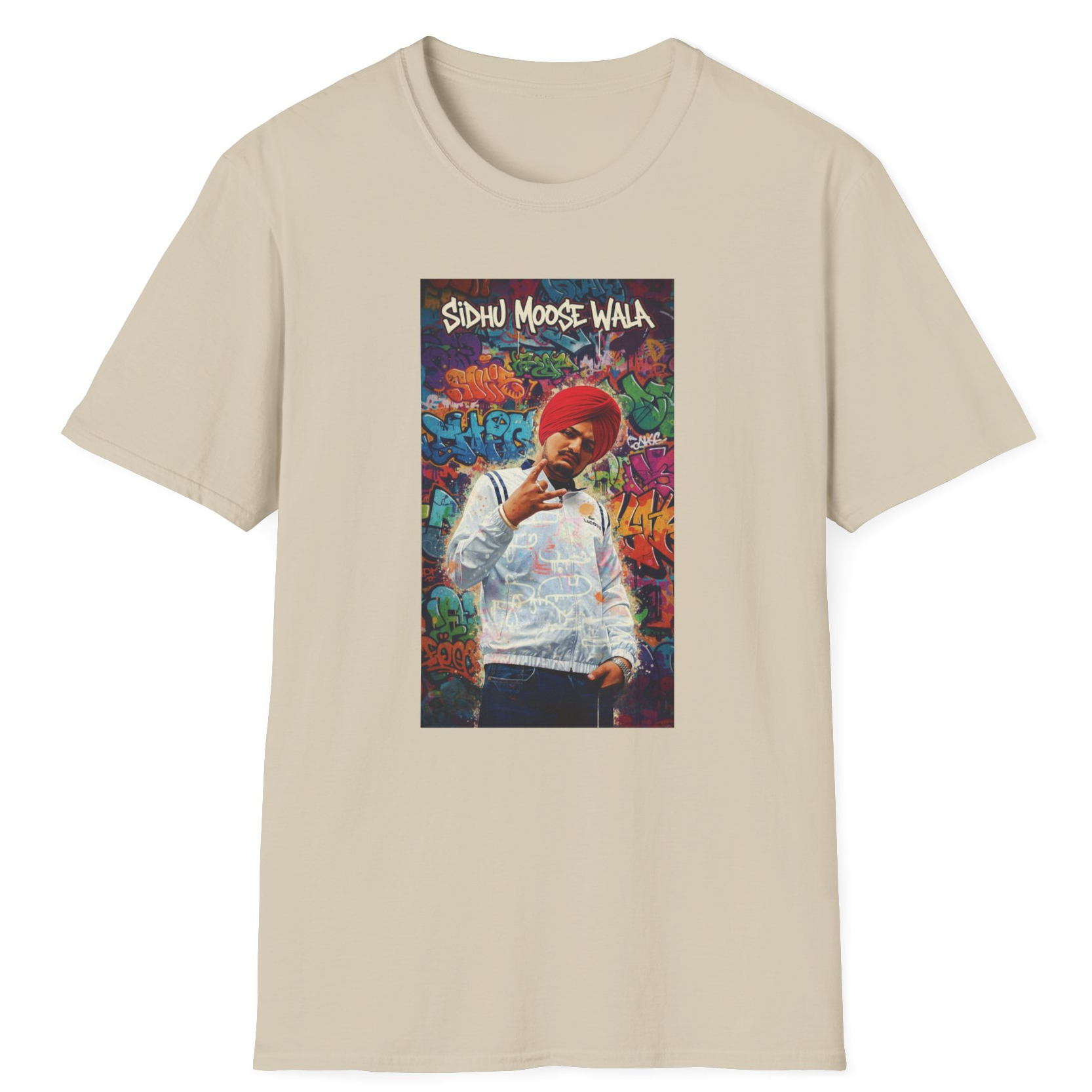 Sidhu Moose Wala Graffiti T-Shirt