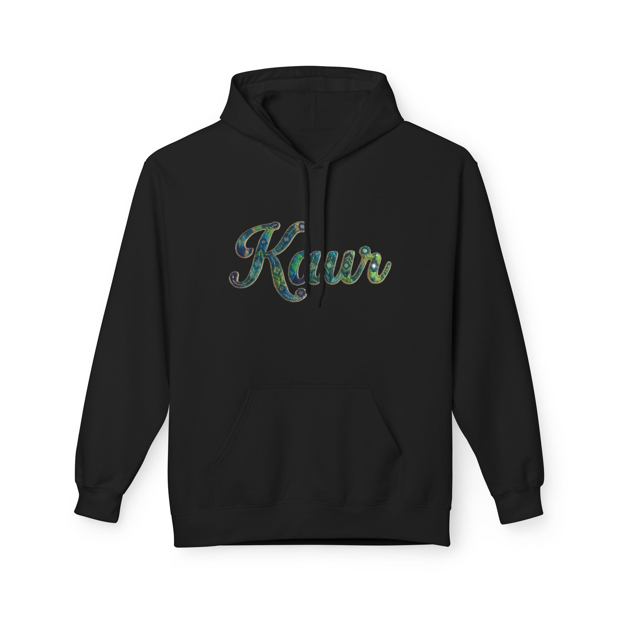 Kaur Phulkari Style Graphic Hoodie