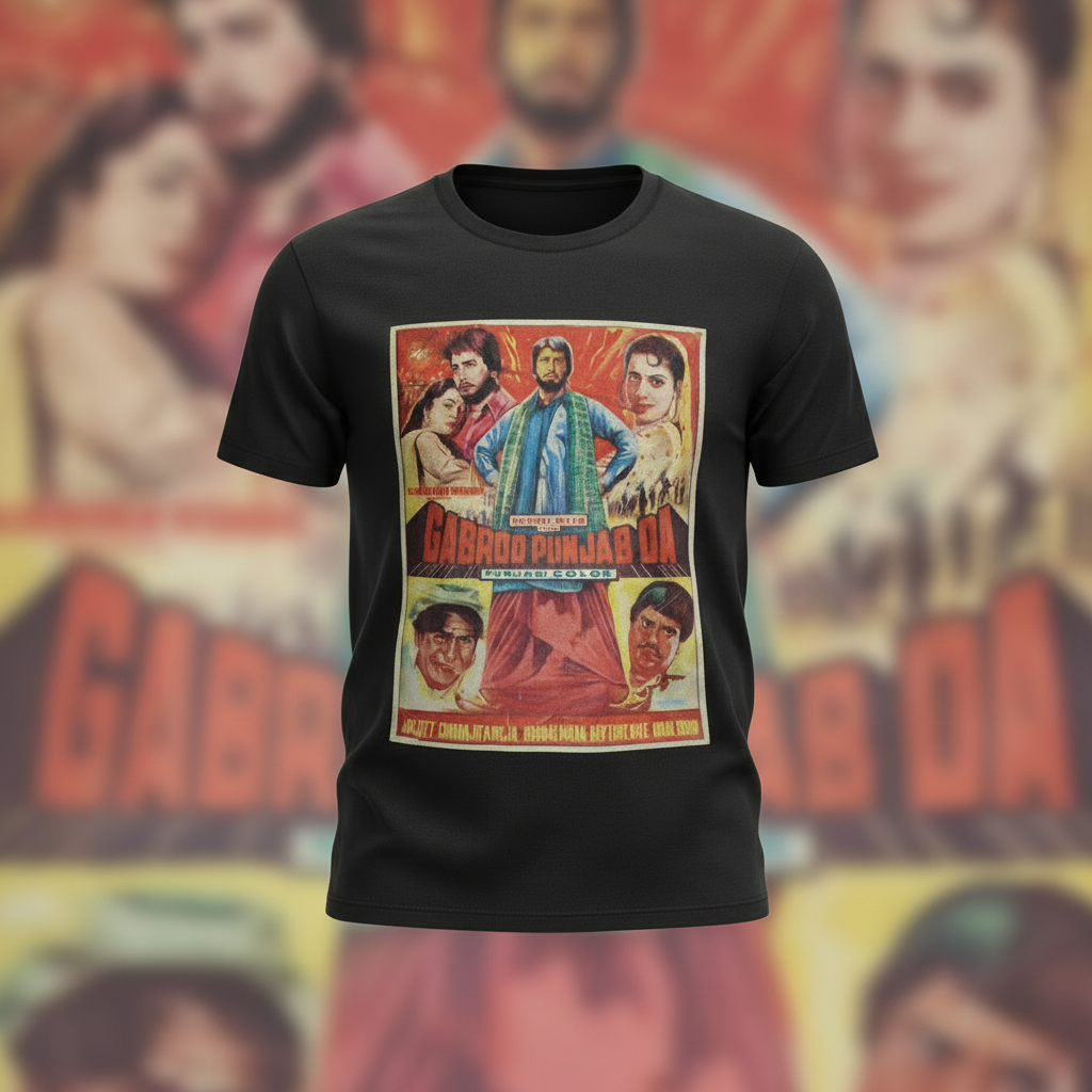 Gabroo Punjab Da Grey Tee
