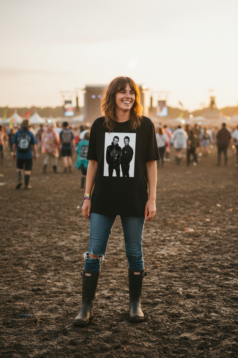 Glastonbury Festival T-Shirt Model