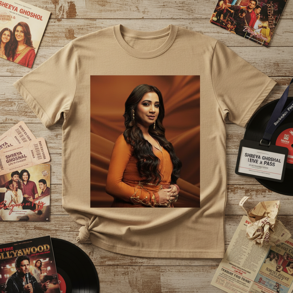 Sand Shreya Ghoshal T-Shirt with concert tickets