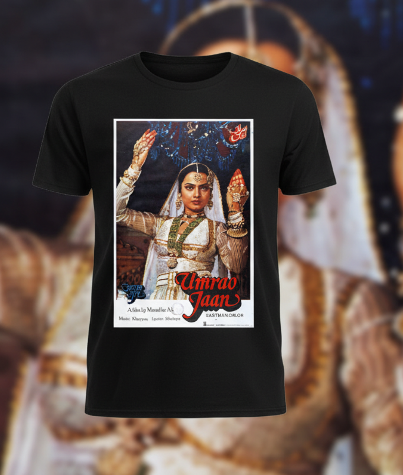 Umrao Jaan black t-shirt