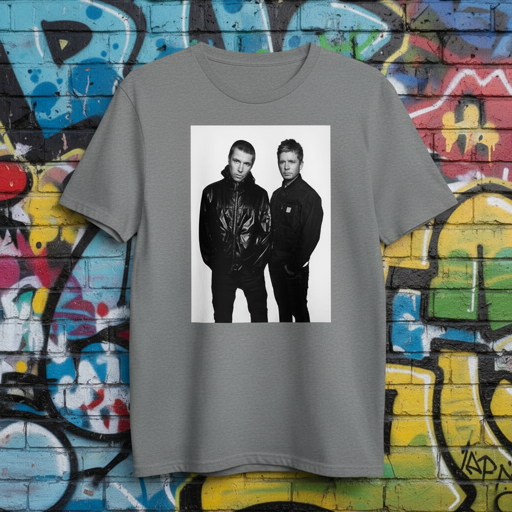 Oasis Grey T-Shirt Mockup