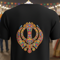 Phulkari Khanda Black Tee Back Close