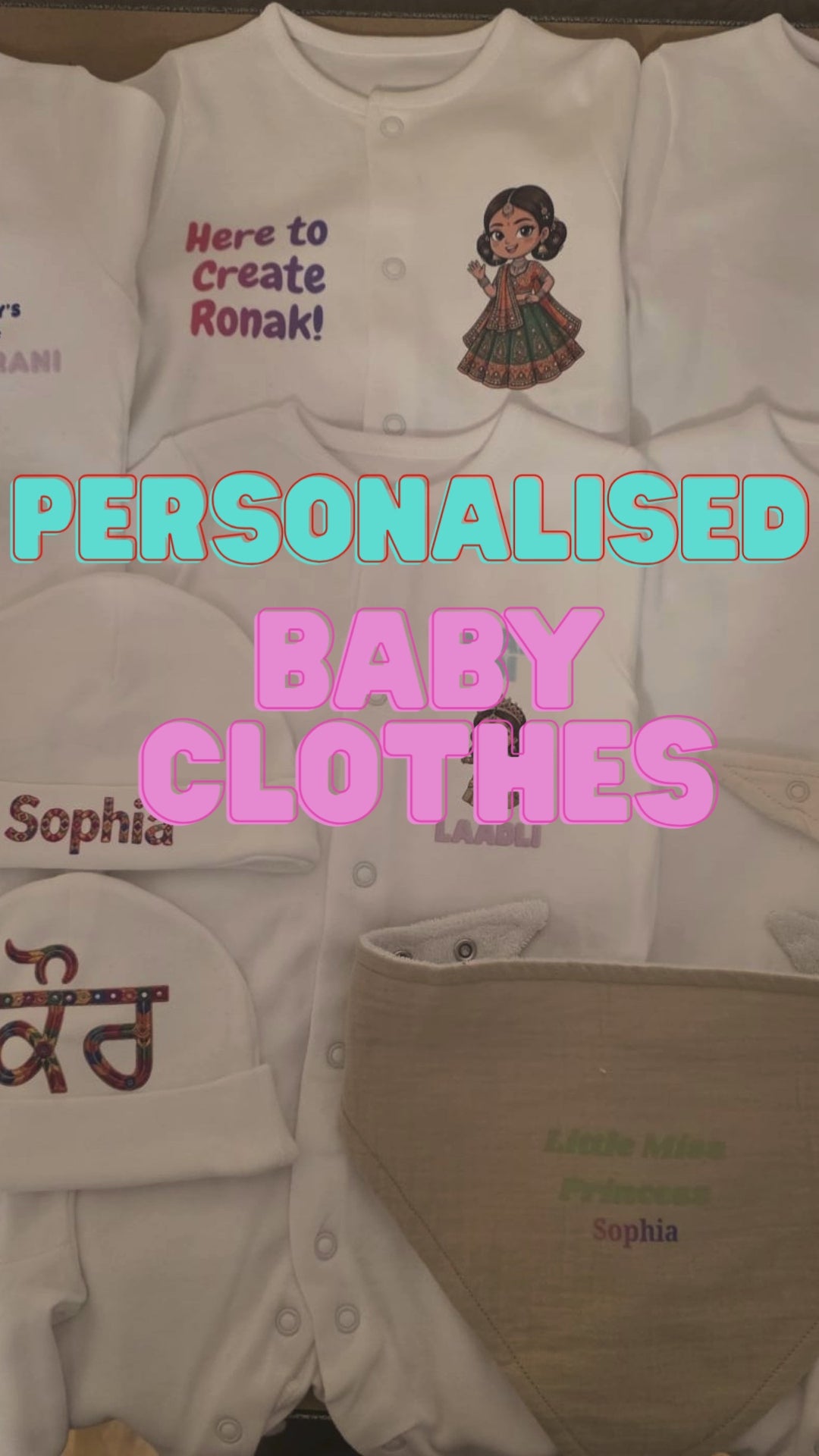 Personalised Desi Baby Gift Bundle