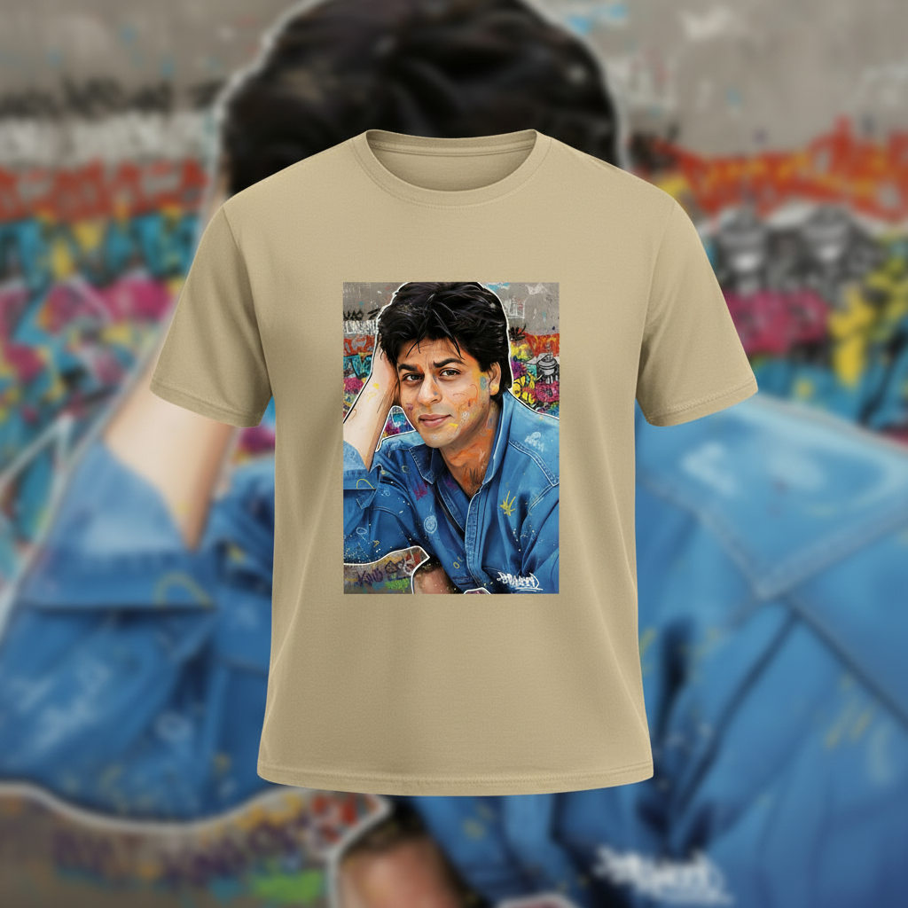 Shah Rukh Khan - Sand Tee Resized